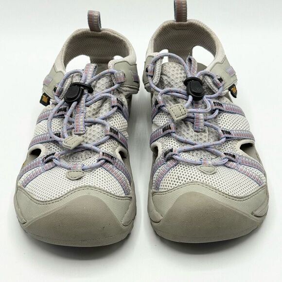 Teva Manatee Purple Khaki Hiking Sandals - Kids US 2 - Picture 2 of 10